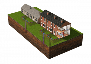 Kensa Ground Source Heat Pumps Shoebox Heat Pump District Heating Diagram for Fuel Poverty & Renewable Heat Incentive