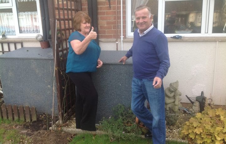 Ground source review: Mr & Mrs Coombe, Yarlington residents, happy with outcome