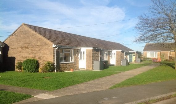 Ground Source Review: Yarlington Housing Association. - Outside of properties