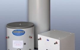 Kensa ground source buffer tank and cylinder