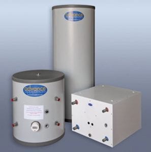 Kensa ground source buffer tank and cylinder