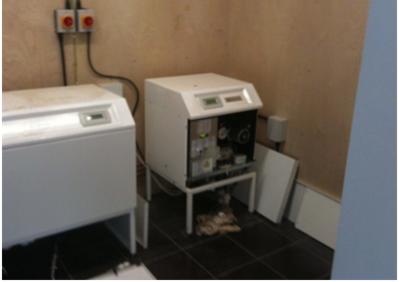 GGround Source Review: Grove Springs Eco Home - Heat pump at Grove Springs