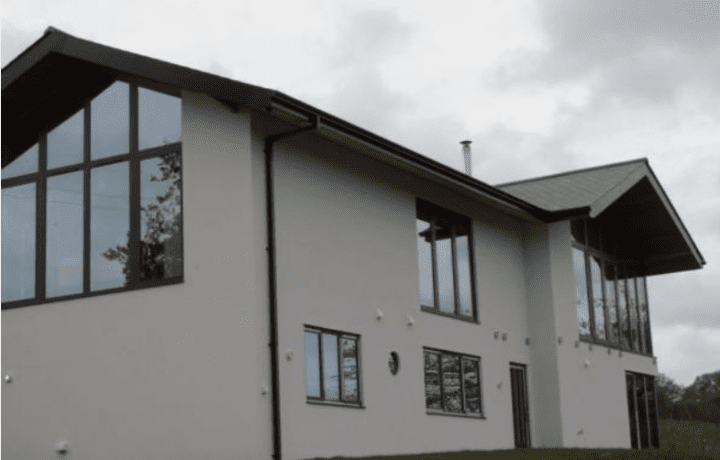 Ground Source Review: New build, open loop - Exterior of property
