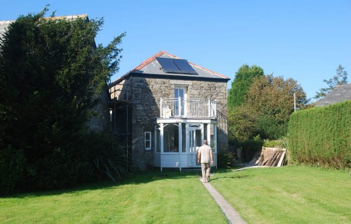 Ground Source Review: The Stud, Cornwall. - Exterior of Barn
