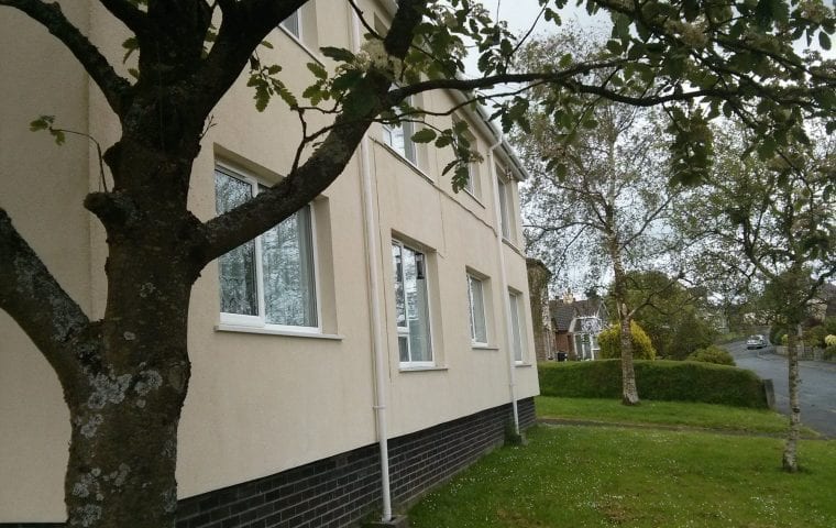 Ground Source Review: Croft House. - Exterior of flats