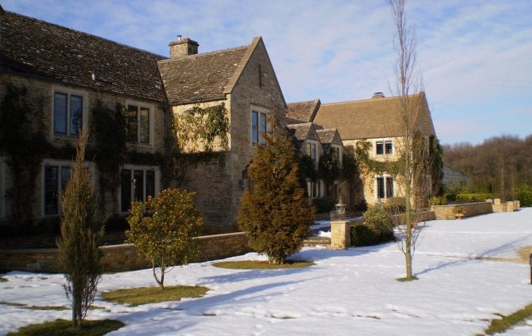 Ground Source Review: Enstone Manor, Oxford. - Side view of property