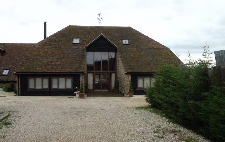 Ground Source Review: Hook Farm Barn - Front View