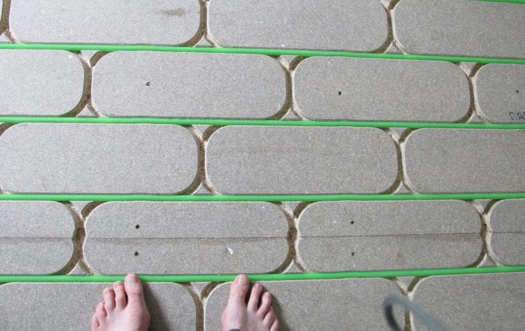 Ground Source Review: Fortuna House - Underfloor Heating