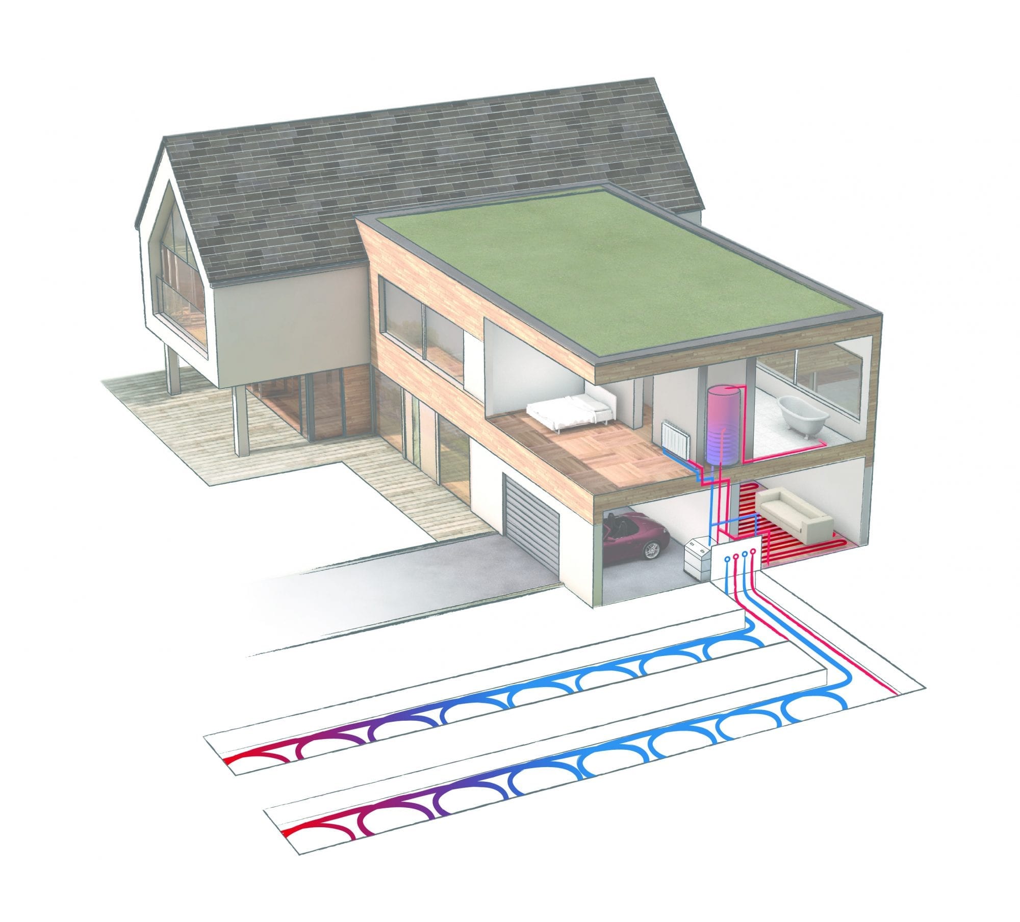 Self builders Solution Centre Kensa Heat Pumps Ground Source Heat Pumps