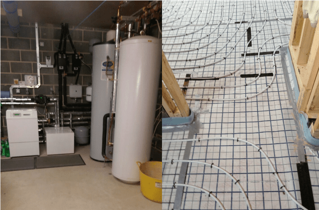 Ground Source Review: Eastwinds internals - Under-floor heating system