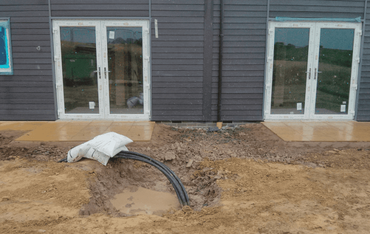 Ground Source Review: Shropshire Rural Housing, Kinlet - Shared ground loop array installation