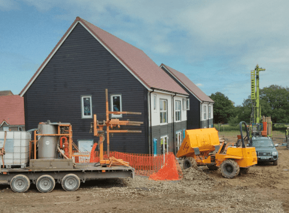 Ground Source Review: Shropshire Rural Housing, Kinlet - Installation 1