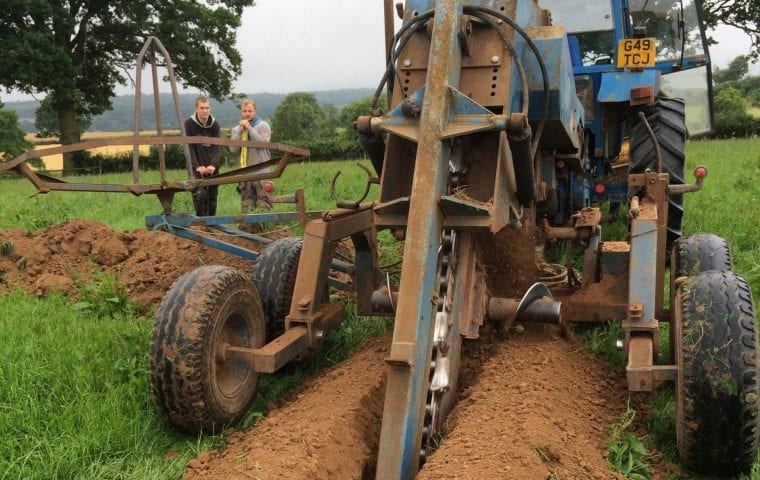 Ground Source Review: Rimmer's Farm Heat Pump - Digging