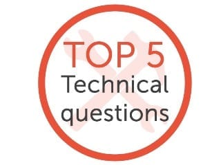 Top 5 technical questions