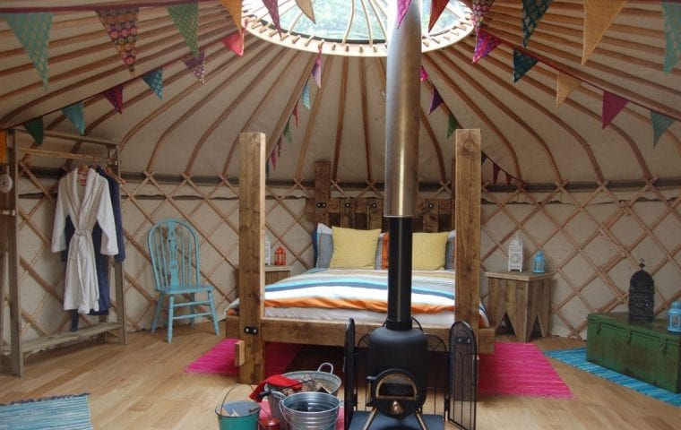 Ground Source Review Secret Yurts campsite ǀ Heat Pump - Yurt