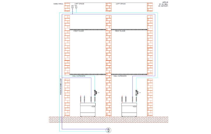 Kensa Ground Source Heat Pump Review: Social Housing - Flagship Housing Array 2 & 3 - Floor Plan