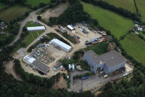 Ground Source Review The Dry, Mount Wellington Mine ǀ Single Phase Twin Heat Pump - Aerial View