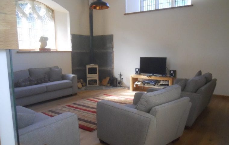Ground Source Review Converted Church, Felindre Heat Pump - Lounge 2