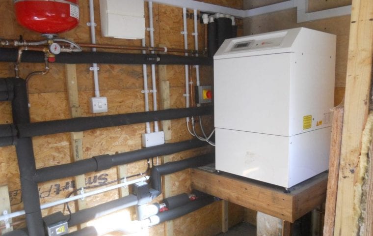 Ground Source Review Converted Church, Felindre Heat Pump - High Temperature Sinlge Compact