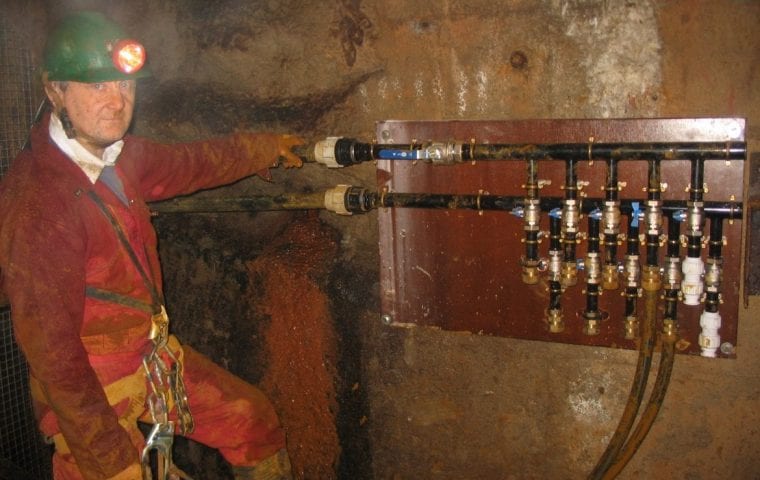 Ground Source Review: Mount Wellington Mine, Truro - manifold