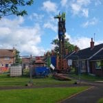 Ground Source Review South Shropshire Housing Association - Borehole drilling 2