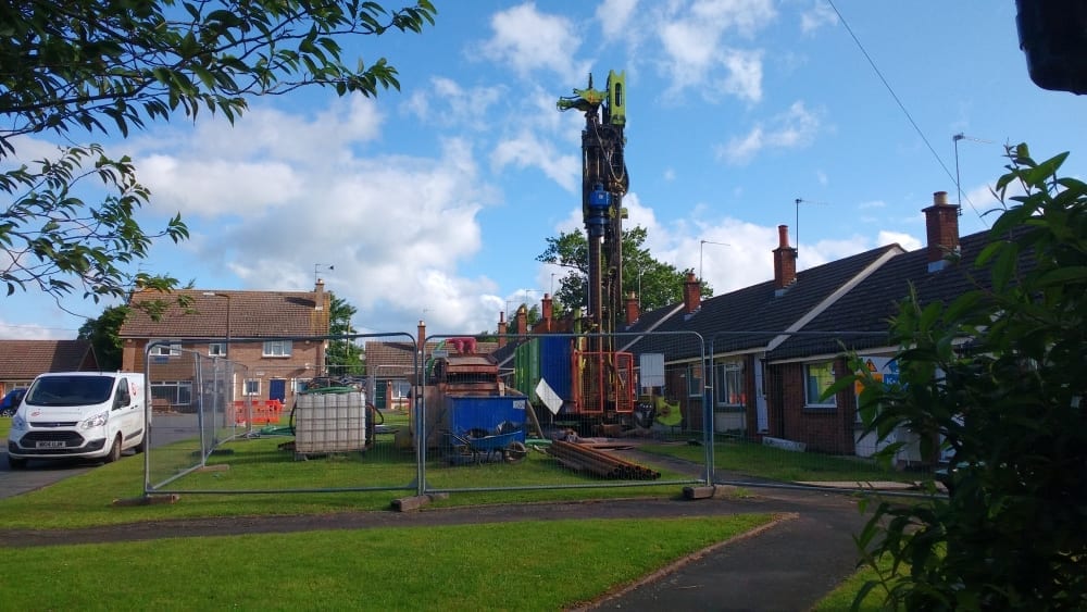 Ground Source Review South Shropshire Housing Association - Borehole drilling 2