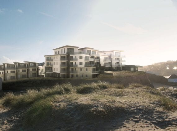 Kensa's Ambient shared ground loop arrays in luxury new build development, The Dunes