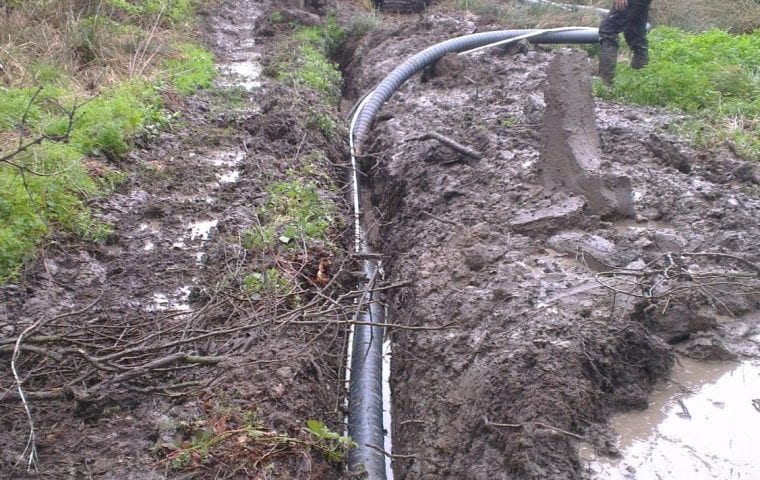 Ground Source Review: East Shaftoe Farm - Pipework