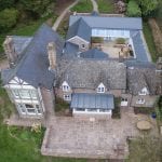 Ground Source Review Llanishen House aerial view