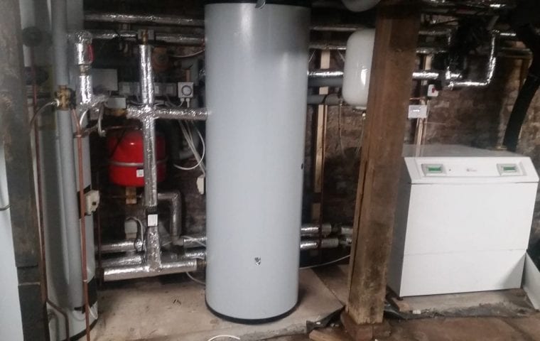 Ground Source Review Llanishen House heat pump