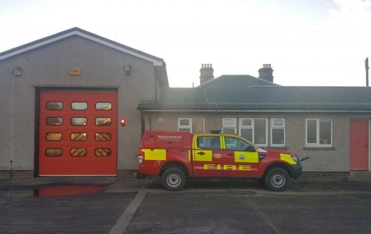 Ground Source Review: Northumberland Fire Stations - Front View of Station