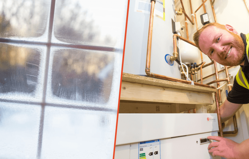 Cold outside warm installer inside