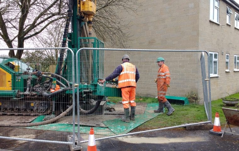 Ground Source Review Bromford, The Pleydells: Borehole Drilling 2