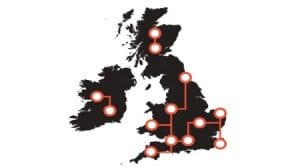 Kensa's heat pump installer map