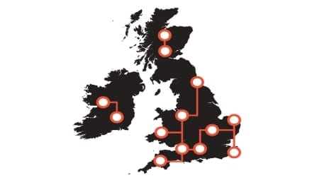 Kensa's heat pump installer map