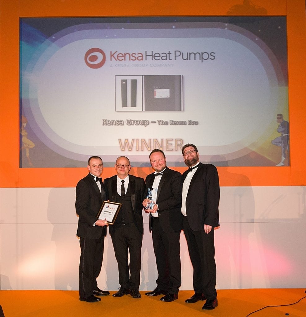 The Kensa Evo was named ‘Heat Pump Product Of The Year’ at the ACR & Heat Pump Awards 2018.