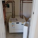District ground source heat pump systems feature individual heat pumps in each dwelling District ground source heat pump systems feature individual heat pumps in each dwelling