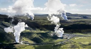Ground source heat pumps vs geothermal heating - A geothermal power plant