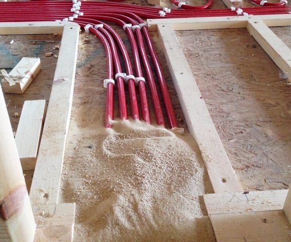 Silver Spray ground source heat pump case study: underfloor heating