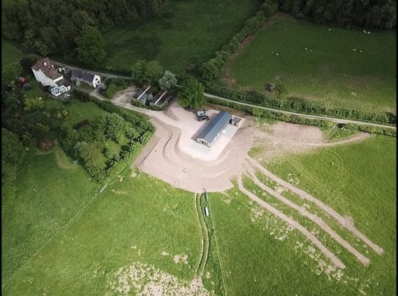 Clifford Place ground source heat pump case study: aerial view of the development