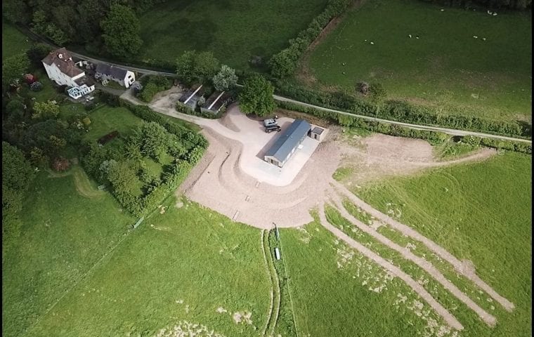 Clifford Place ground source heat pump case study: aerial view of the development