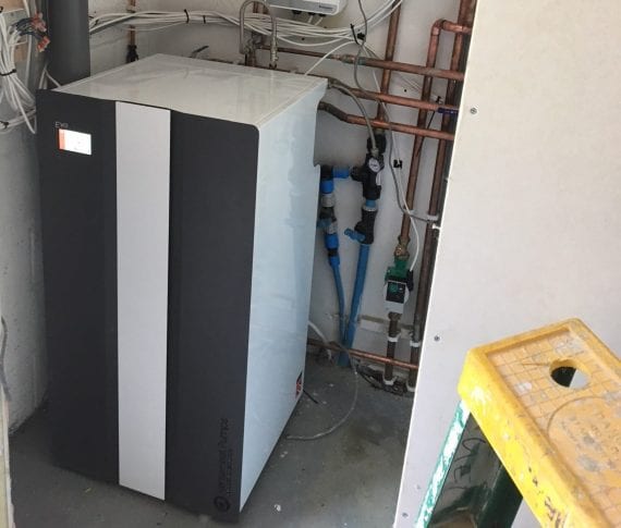 Kensa Evo ground source heat pump_installed