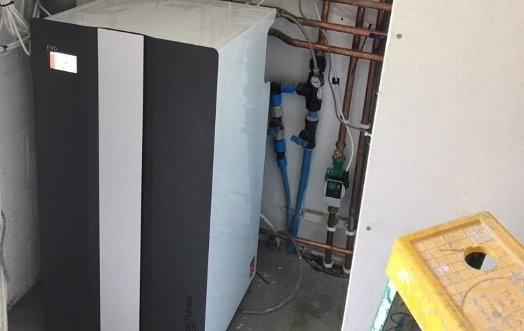 Kensa Evo ground source heat pump_installed
