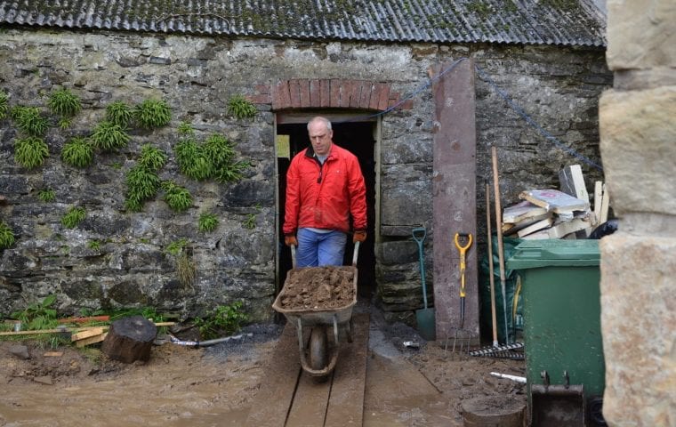 Blaenllechog Farm water source heat pump case study: preparing the manifolds for install