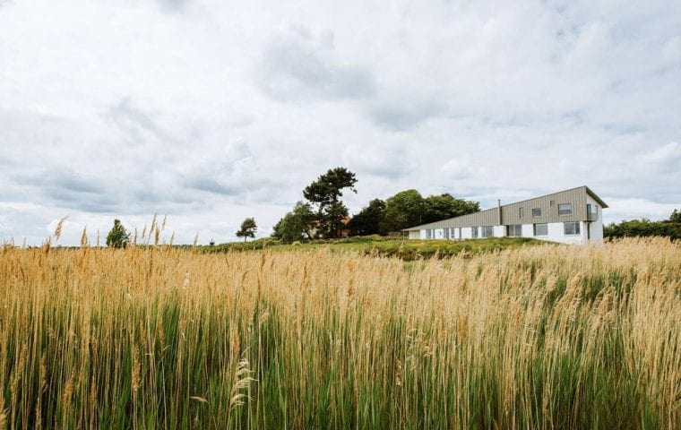 Marsh Hill ground source heat pump case study: external property from a distance