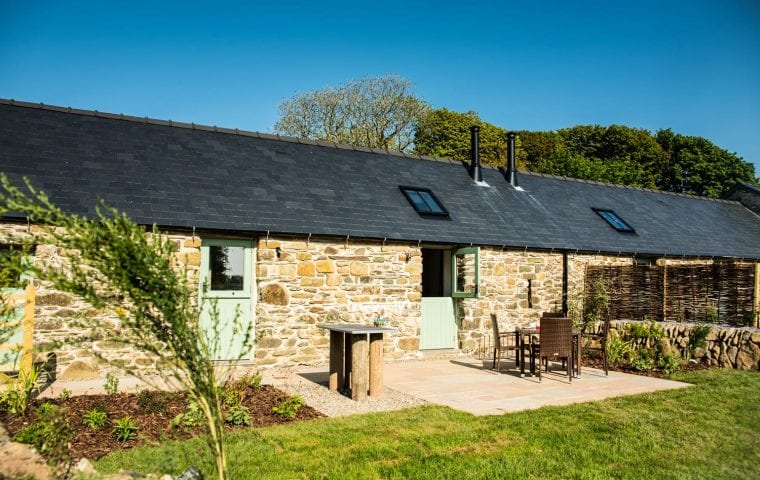 Blaenllechog Farm water source heat pump case study: external shot of the milking parlour