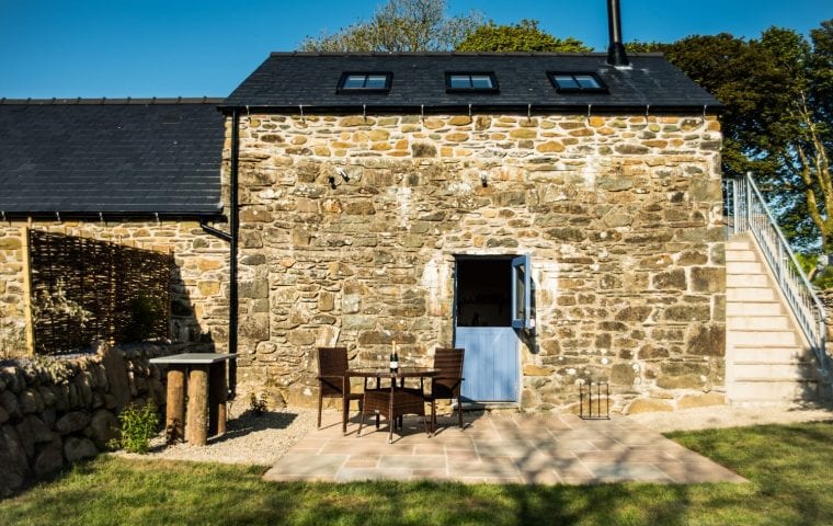 Blaenllechog Farm water source heat pump case study: external shot of the mill building