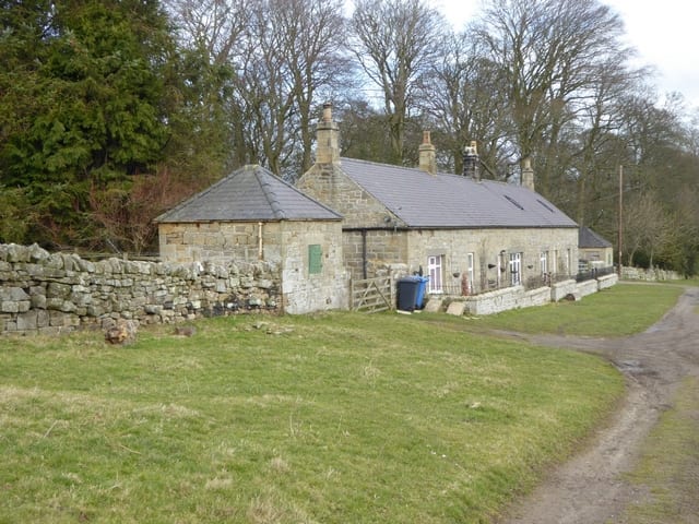 Farm buildings with ground source heat pump