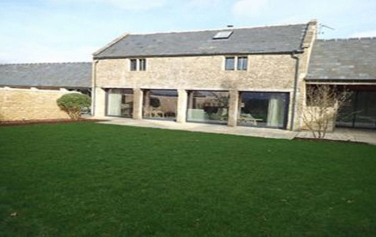 Bibury Farm Barns ground source heat pump case study: external front aspect