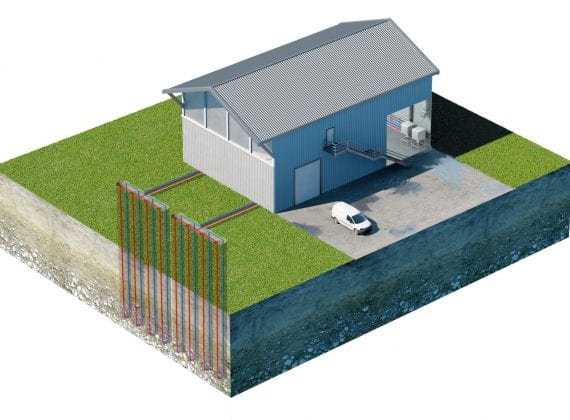 Ground source heat pumps with farms and agricultural businesses